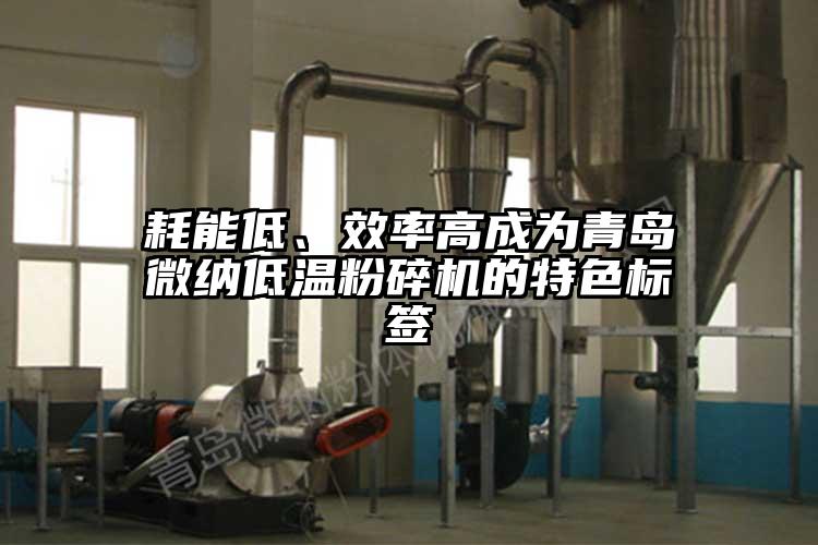 耗能低、效率高成为青岛蜜桃视频污低温粉碎机的特色标签